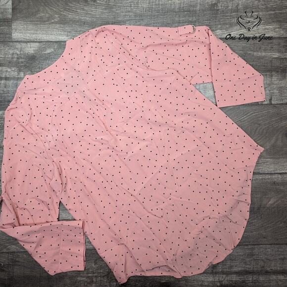 Floerns Polka Dot V Neck Long Sleeve Top Size M - Picture 6 of 6